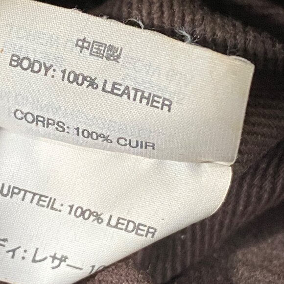 Madewell Womens Large pebbled Leather Transport Tote Bag wine Brown 2018 neutral - Picture 4 of 15